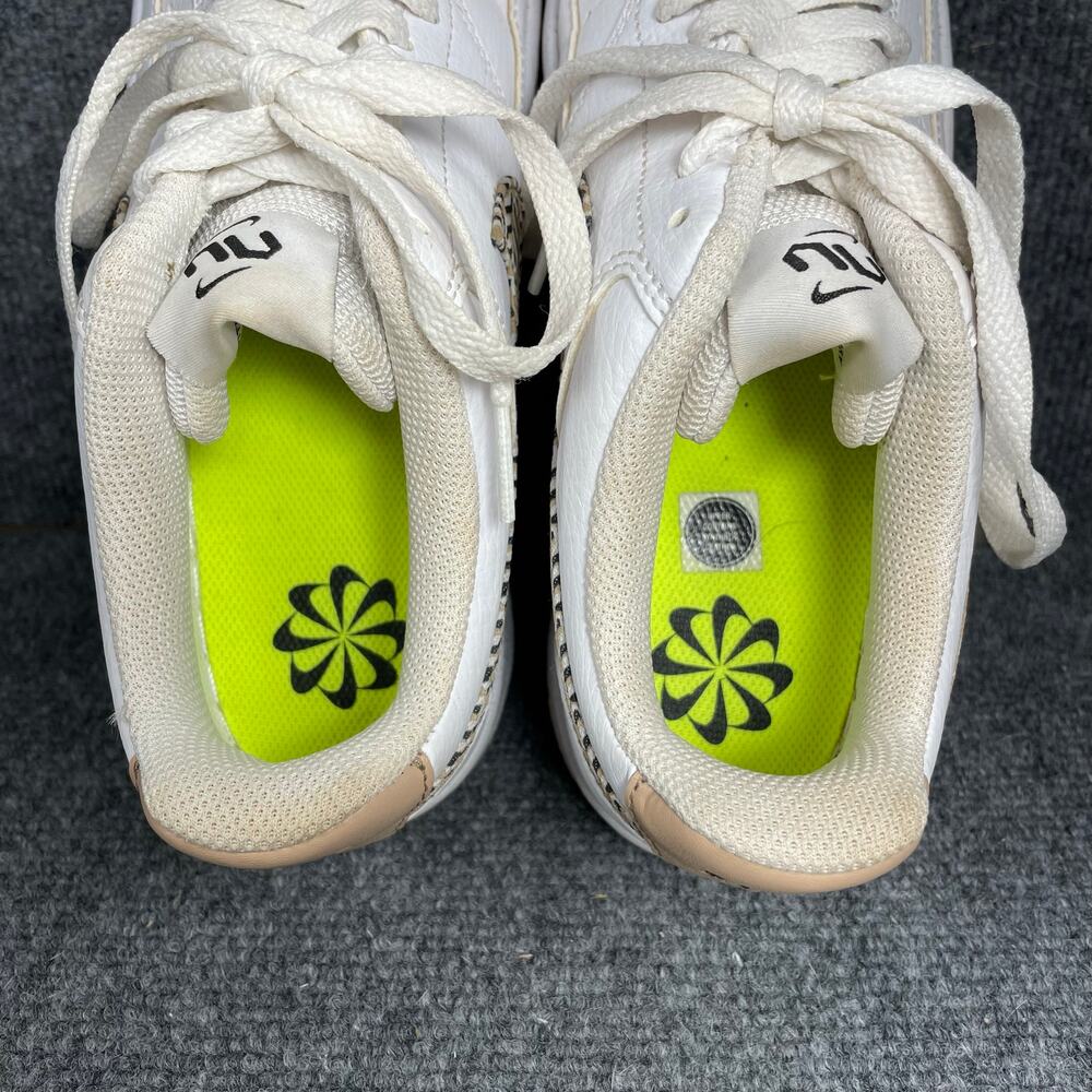 Nike Court Vision Lo Sneakers Women's 8 White United In Victory Lace Up Casual - Picture 8 of 9